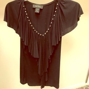 Karen Kane Black Blouse